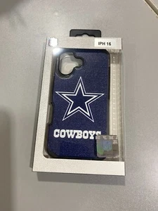 Office NFL Dallas Cowboys Dual Layer Shock Proof Cover Case for Apple iPhone 16 - Picture 1 of 2