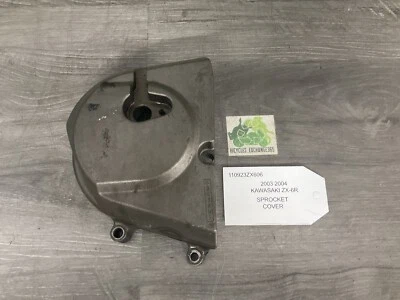 2003 2004 KAWASAKI NINJA ZX6R 636 OEM ENGINE MOTOR SPROCKET COVER 03 04 F1 Foto 1 de 4