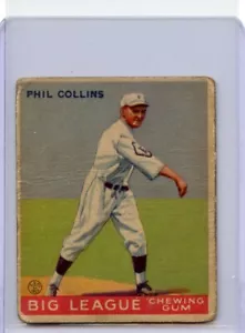 1933 Goudey Phil Collins Philadelphia Phillies #21 G/G+ - Foto 1 di 2