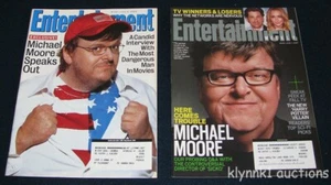 Entertainment Weekly 2 issues Lot EW376 Michael Moore speaks out July 04 Jun 07 - Imagen 1 de 1