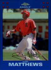 2007 Topps Chrome Baseball Card Pick (Inserts)