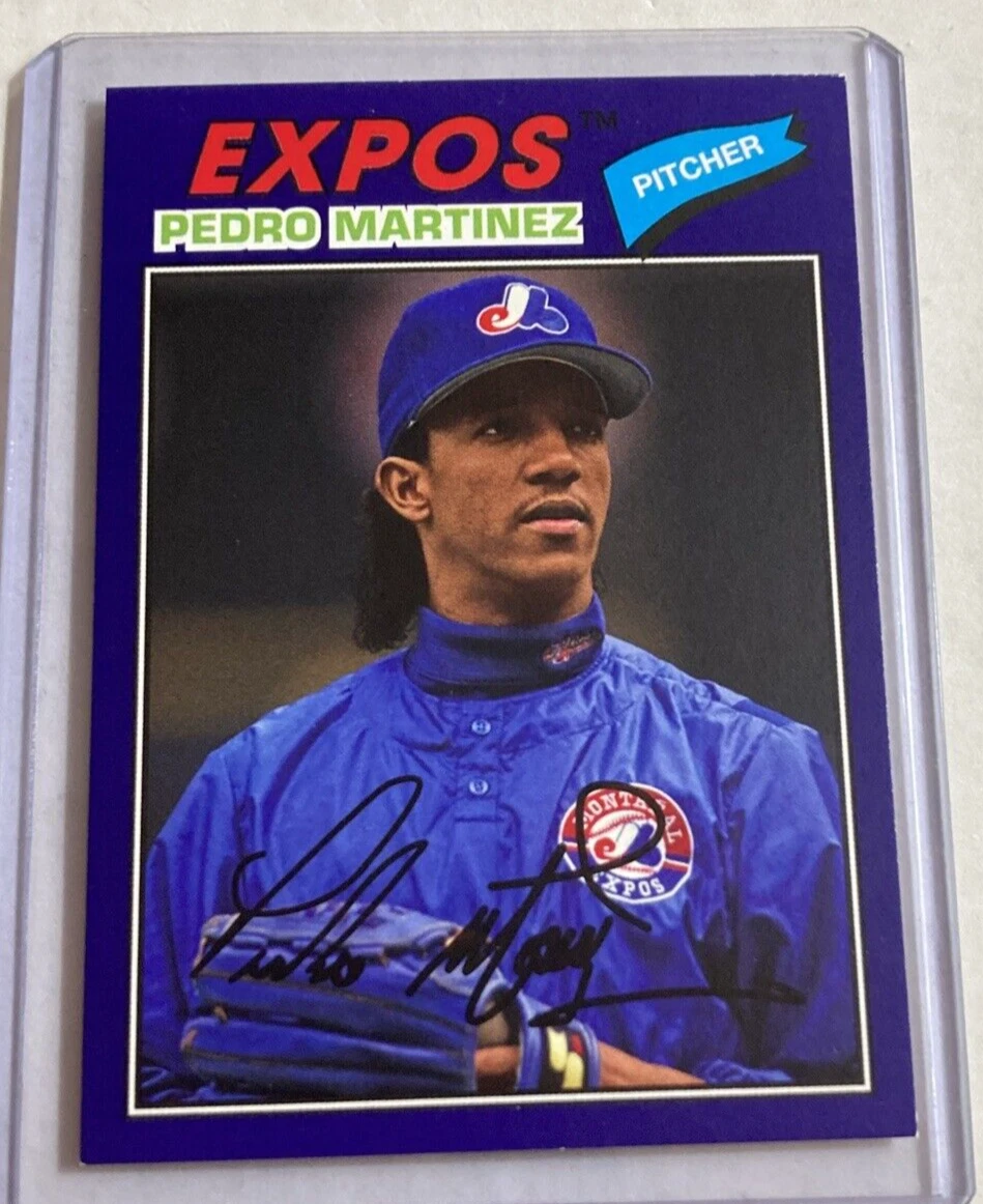 2018 Topps Archives #140- PEDRO MARTINEZ Purple Parallel #'d 113/175