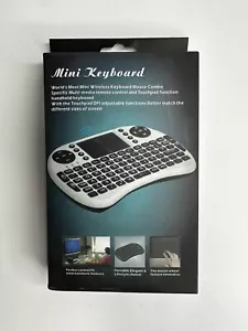 Tickbox Mini Portable Wireless Keyboard Mouse Combo Xbox 360 PS3 PCs Smart TVs - Picture 1 of 2