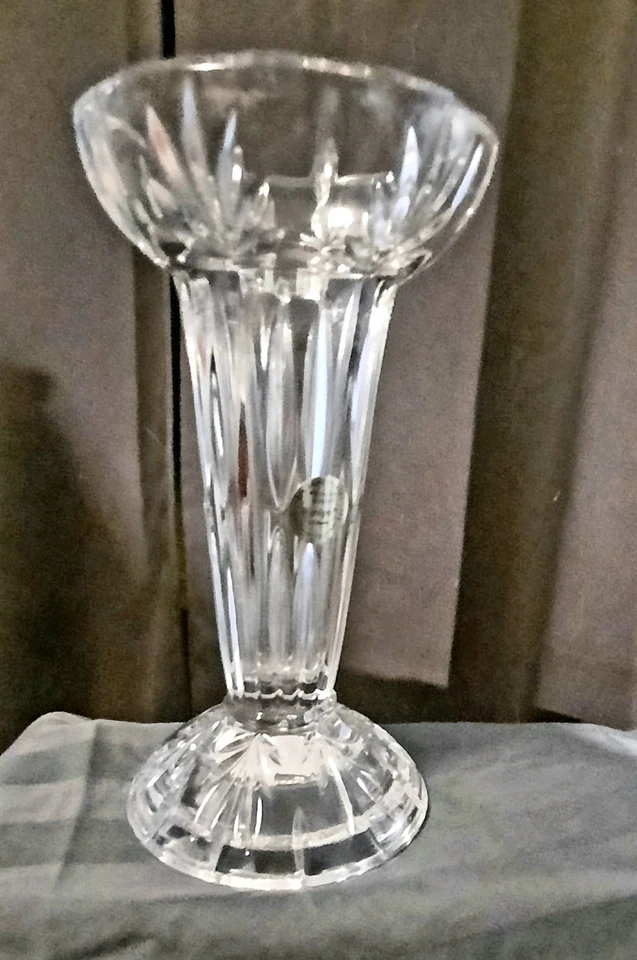 Jarrón de cristal cristal cristalería decorativa de 8,25" Foto 1 de 4
