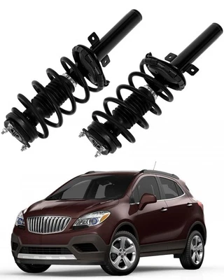 Par de apoio de suspensão dianteiro completo rápido e conjunto de mola bobina para 13-19 Buick Encore AWD - Imagem 1 de 4