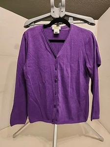 Talbots Petites kleines 2-teiliges Pullover-Set lila Baumwolle Viskose kostenloser Versand - Bild 1 von 17
