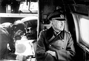 World War II General Guderian aboard his plane Historic Old Photo - Bild 1 von 1