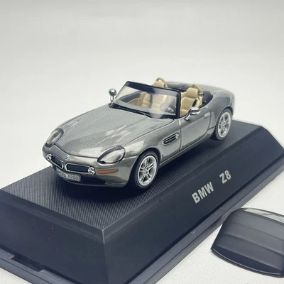 Jadi 1/43 BMW Z8 Gray Diecast Convertible Car Model w/Removable Roof Collectible - Image 1 of 4