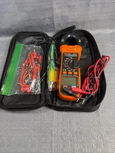 VEVOR Digitale Stromzange Multimeter True RMS AC Volt Amp NCV Messung - Bild 1 von 7