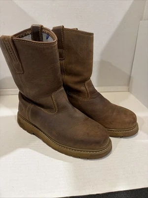 Мужские водонепроницаемые кожаные рабочие ботинки Muck Boot Wellie Classic, M9.5 - Изображение 1 из 4