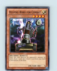 Yu-Gi-Oh TCG Helping Robo For Combat BP01-EN181 Unlimited Common Card NM - Picture 1 of 2