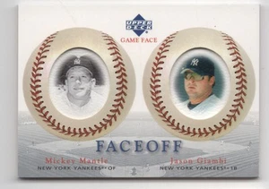 2003 Upper Deck Game Face Mickey Mantle/Jason Giambi #192 - Picture 1 of 2
