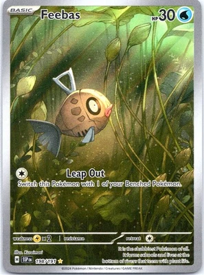 Feebas Illustration Rare SV08: Surging Sparks 198/191 NM - Image 1 of 2