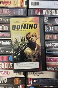 Domino VHS Tape Late Release Action Low Print Keira Knightley HTF OOP Rare Video - Picture 1 of 11