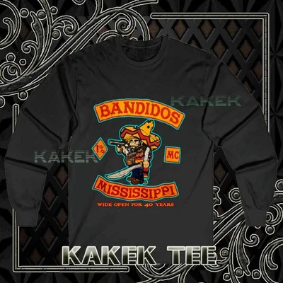 Bandidos Worldwide MC Texas American Unisex Men's T-Shirt Funny  Size S to 2XL - Image 1 of 3