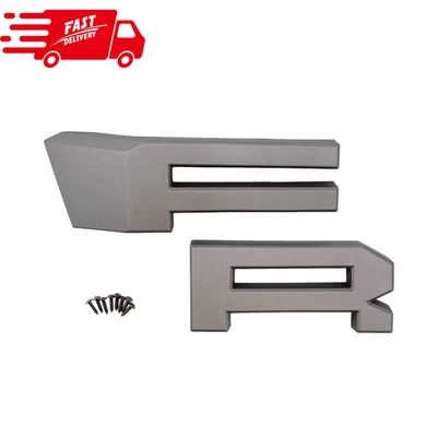 F & R Letters Replacement For 2004-2008 Ford F-150 Raptor Style Grille Chrome Foto 1 de 4