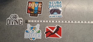 Unbenutzte Aufkleber Tauchen Diving Zubehör Tauchkiste Sticker # 2 - Bild 1 von 1