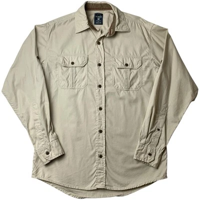 Red Head Lightweight Long Sleeve Button Up Shirt Mens Size Small Outdoor Tan - Image 1 of 4