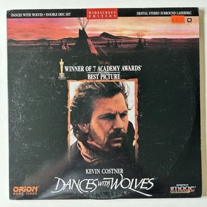 Laserdisc DANCES WITH WOLVES 1990 Kevin Costner Widescreen Edition - Picture 1 of 5