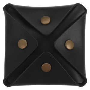 Tragbare Münztasche Kleingeld Aufbewahrungstasche Knopf Design USB Kabel Aufbewahrungstasche - Bild 1 von 12