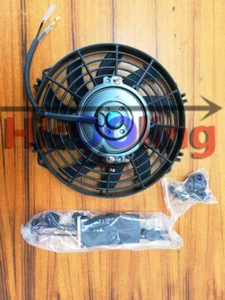 Universal 7 inch 12V volt Electric Cooling Fan Thermo Fan + Mounting kits - Picture 1 of 4
