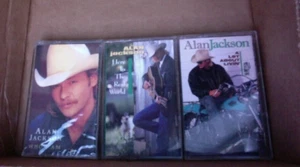 CASSETTE Alan Jackson SEALED Who am I HERE IN THE REAL WORLD A Lot About Livin - Picture 1 of 7