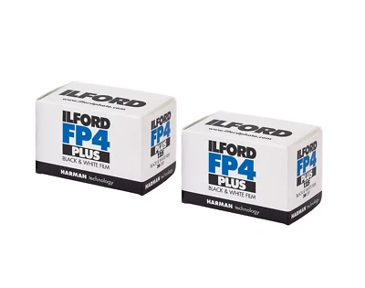 2 Rolls - Ilford FP4 Plus 125 ISO 135-36 35mm Black & White Film - EXPIRY 09/28 - Image 1 of 4