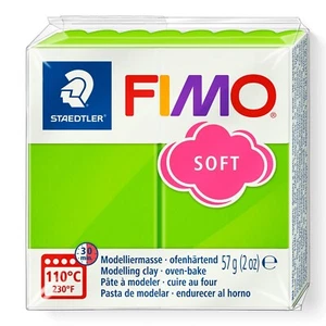 Staedtler FIMO Soft Standard Modelling Clay 57g Apple Green - Picture 1 of 4