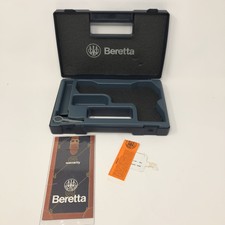 BERETTA USA HANDGUN 9MM PISTOL NAVY BLUE HARD STORAGE CASE W/ LATCHES, NO GUN