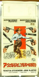 Sette strade al tramonto Seven Ways from Sundown Locandina Poster WESTERN MURPHY - Foto 1 di 1