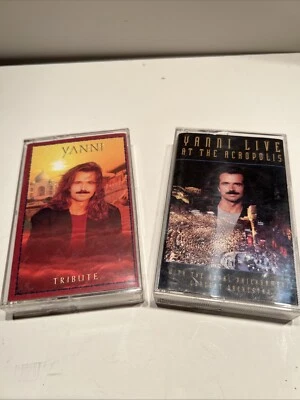 YANNI Cassette Tape LIVE AT THE ACROPOLIS 1994  & TRIBUTE Cassette Tapes - Image 1 of 4