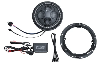 Kuryakyn - 2478 - Orbit Prism+ 7in. L.E.D. Headlight - Image 1 of 4
