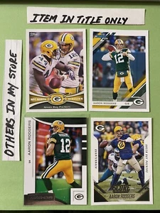 Aaron Rodgers Packers Lot (4) Topps Donruss Score Rookies & Stars - Bild 1 von 1