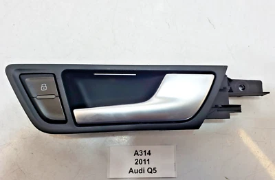 ✅ Manija interior cromada puerta pasajero trasero derecho Audi Q5 SQ5 2009-2017 OEM Foto 1 de 4