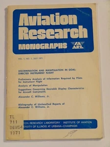 Aviation Research Monographs Vol 1 No 1, July 1977, Urbana - 081623JENON-42 - Picture 1 of 2