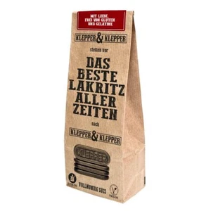 (24,50 EUR/kg) Klepper & Klepper Lakritz Vollmundig-Süß, 200g - Bild 1 von 3