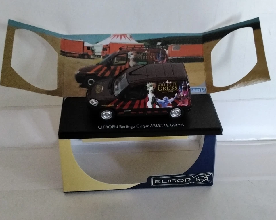 Citroën Berlingo Tôle Cirque Arlette Gruss 1/43eme Eligor Ref 101459 - Photo 1/1