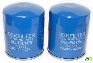 2 units OSK Oil Filter suit Z630 for Hyundai Grand Carnival Diesel Kia - Picture 1 of 12