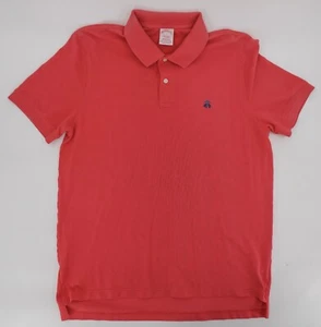 Brooks Brothers Shirt Mens large Red Polo Short Sleeve Pullover Original Fit - Picture 1 of 11