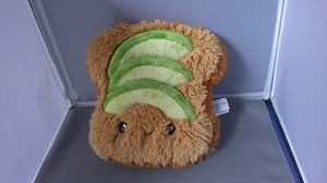 Zerdrückbarer Avocado Toast 9 Zoll Stofftier Plüsch Komfort Lebensmittelkissen - Bild 1 von 5