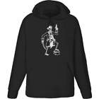 'Skeleton Pirate' Adult Hoodie / Hooded Sweater (HO021054)