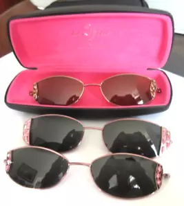 Baby Phat by Kimora Lee Simmons 3 Different Wire Magnet Clip on Sunglasses RARE - Picture 1 of 6