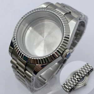 36mm/40mm Fit NH35 NH36 Miyota 8215 ETA 2836 2824 Watch Case President Strap - Picture 1 of 10