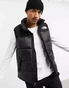 The North Face Himalayan Mens Gilet Windbreaker Winter Warm Vest Quilted Jacket - Picture 1 of 4