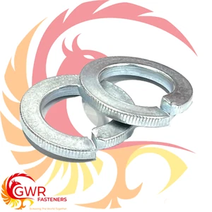 3/16 5/16 3/8 7/16 1/2 5/8 3/4" ARANDELAS DE RESORTE IMPERIALES SIN CIRCULAR RECTÁNGULO DE ZINC - Imagen 1 de 7