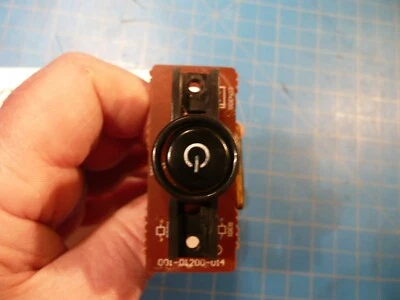 Gemini CDX-1250 MP3 CD Player Replacement Parts Power Push Button 001-01200-014 - Image 1 of 4