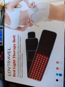 LOVTRAVEL RED LIGHT THERAPY BELT BLUE COLOR NIB FREE SHIPPING  - Picture 1 of 1