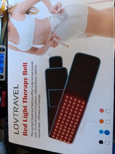 LOVTRAVEL RED LIGHT THERAPY BELT BLUE COLOR NIB FREE SHIPPING  - Image 1 of 1