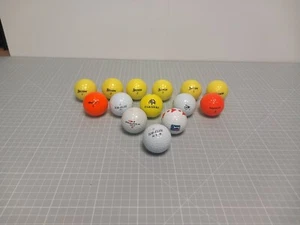 14 palline da golf pacchetto misto buono - buone condizioni inc Topflite Dunlop Srixton - Foto 1 di 3