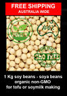 1 Kg organic non-GMO Soy Beans - Soya Beans   for tofu or soy milk making  